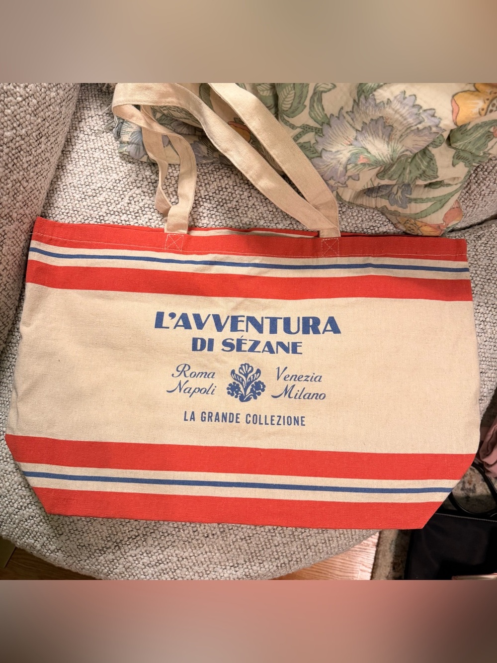 Sezane Cotton Tote Bag